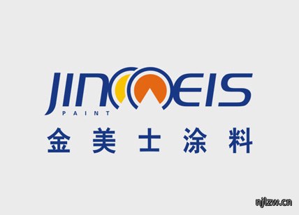 金美士涂料标志设计