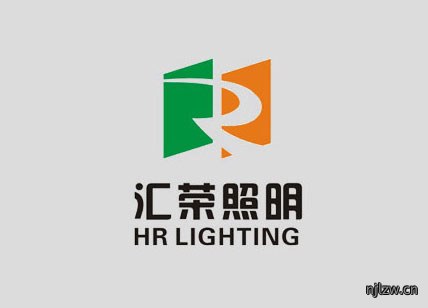 汇荣节能照明标志标志设计_光电企业LOGO设计