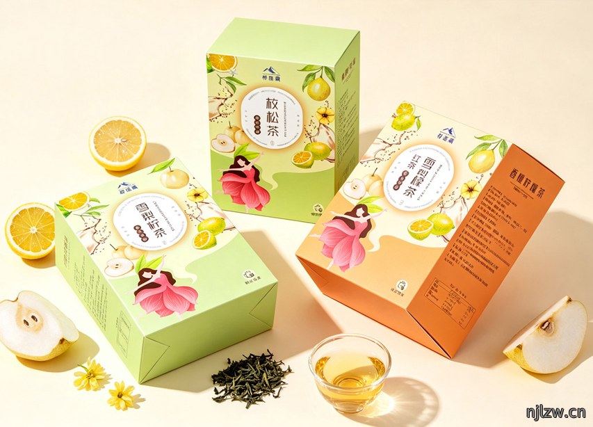 祁连藏茶饮料包装盒设计