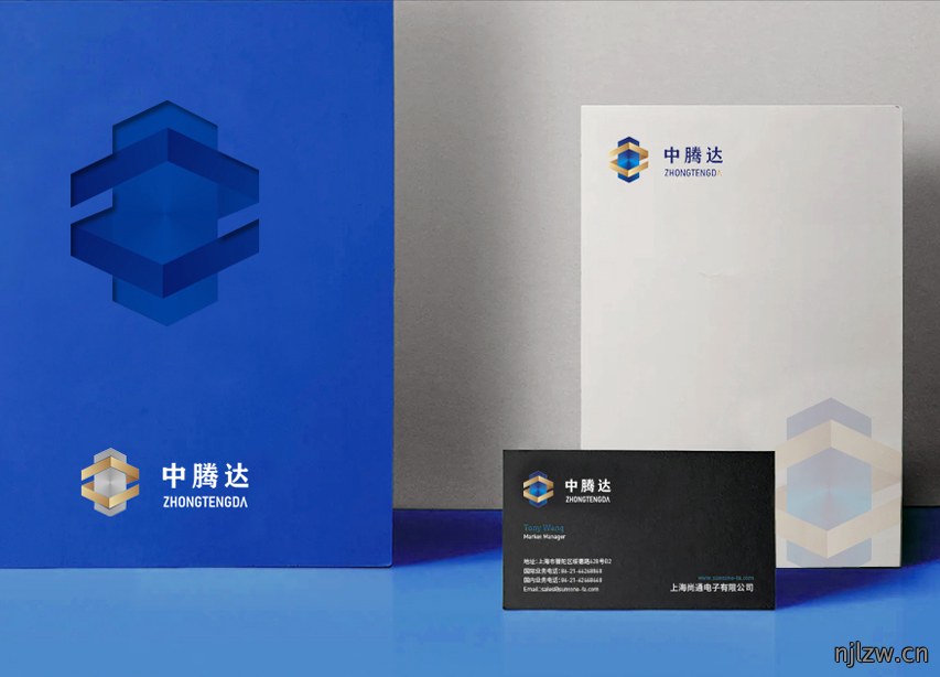 中腾达新材料科技logo设计案例