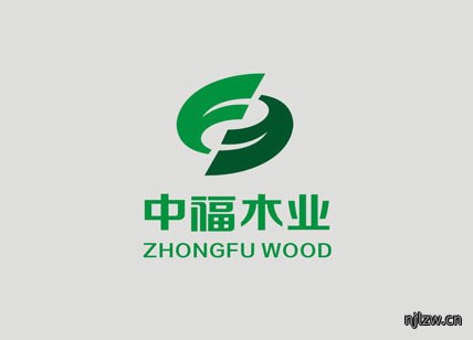 中福木业标志设计_木业LOGO设计