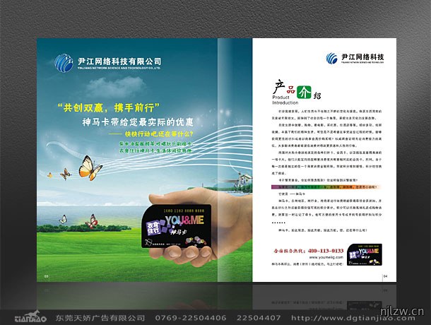 2020年尹江网络科技画册设计制作案例