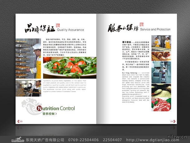 吕众网膳食画册设计制作案例