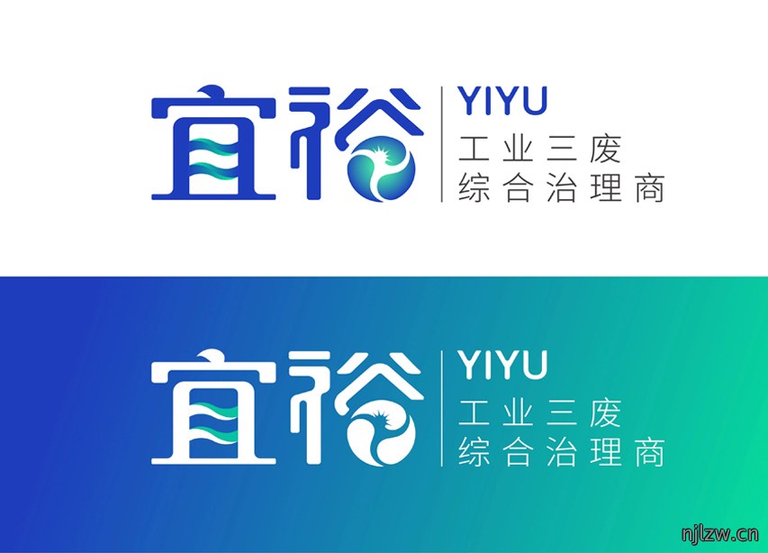 宜裕环保废水LOGO设计欣赏