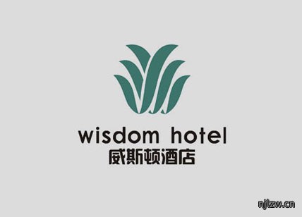 威斯顿酒店标志设计_商务酒店LOGO设计