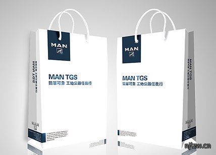 MAN机械行业展会手提袋设计