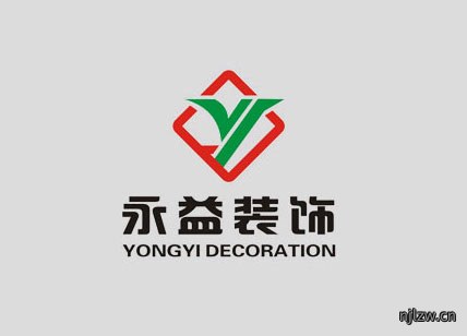 永益装饰工程标志设计_装饰工程LOGO设计